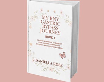 RNY Magen-Bypass Reisebegleiter | Bariatrische Chirurgische Zeitschrift | Digitaler Download-Recovery-Planer, Vorbereitung für die Gewichtsabnahme-Chirurgie