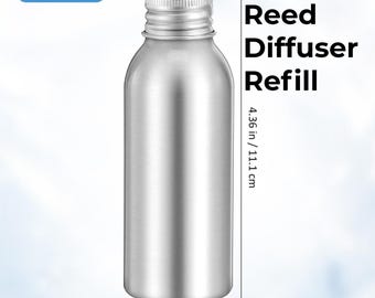 Recambio de difusor de varillas de lujo / Sin alcohol / Hecho a mano por encargo / Múltiples aromas / Hecho a mano en Cornualles