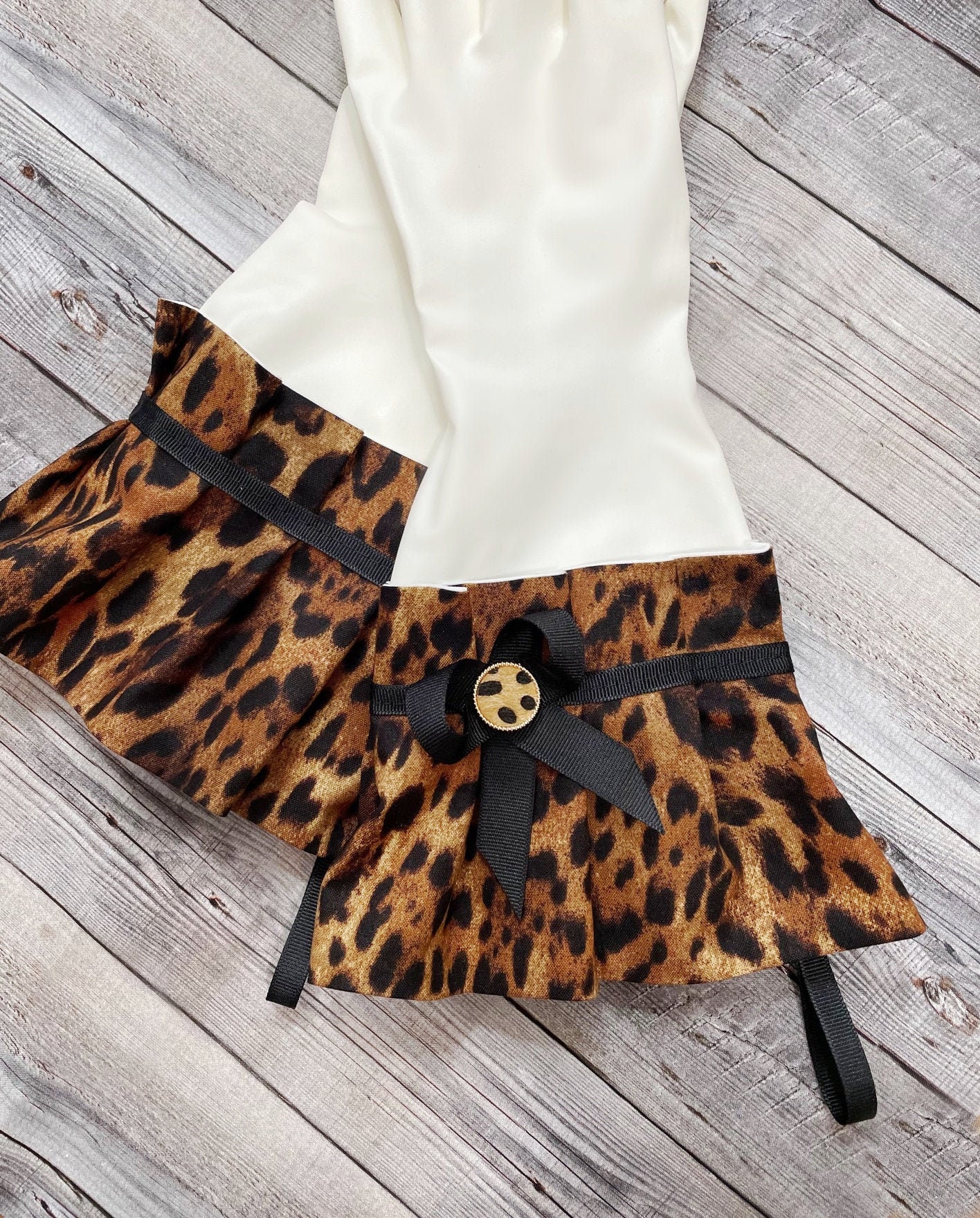 Leopard print sale washing up gloves