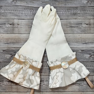 Hypoallergenic, latex free, reusable dish gloves, Great for shabby chic lovers