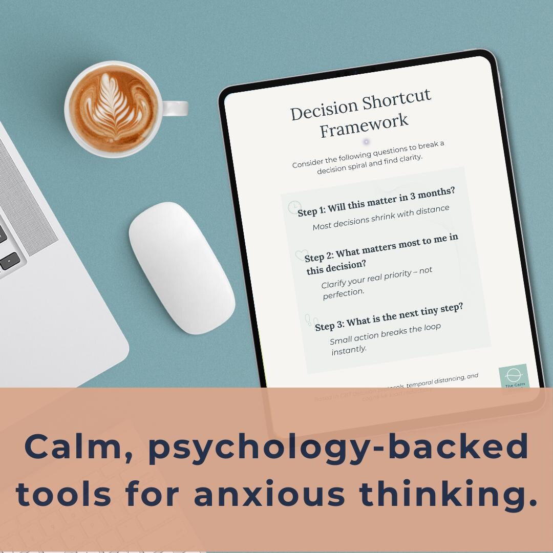 Stop Overthinking Worksheets | Printable Thought Workbook for Anxiety ...