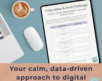 Digital Detox Planner | Screen Time & Social Media Reset Printable Worksheets