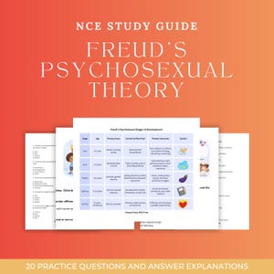 Guida allo studio delle fasi psicosessuali di Freud / Preparazione all'esame NCE / Appunti per l'esame CPCE / Guida allo studio per studenti di counseling / Teoria dello sviluppo psicologico