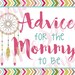 Boho Advice for Mommy to Be Cards and Sign. Printable Boho - Etsy