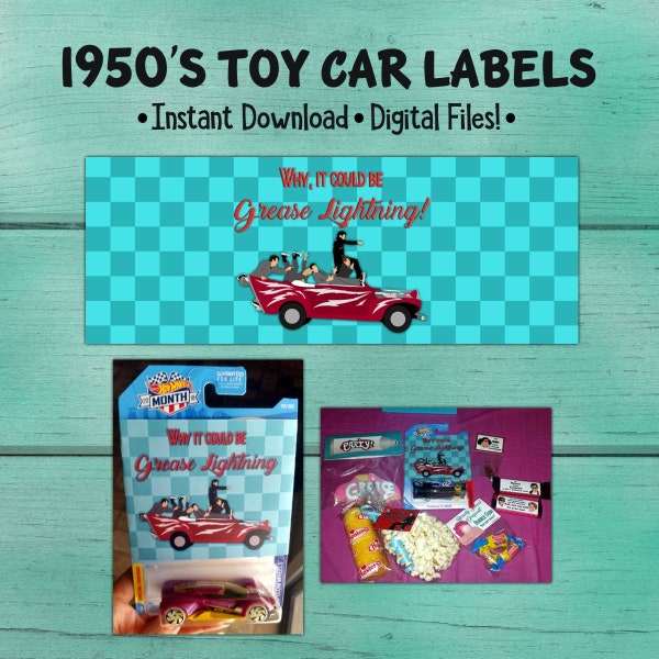 Grease Lightning Car Etsy