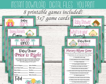 Golden Girls Inspired Baby Shower Games Package. 8 Printable Shower Games. Bingo, Price is Right, ABC's, Word Search, Scramble, Nursery