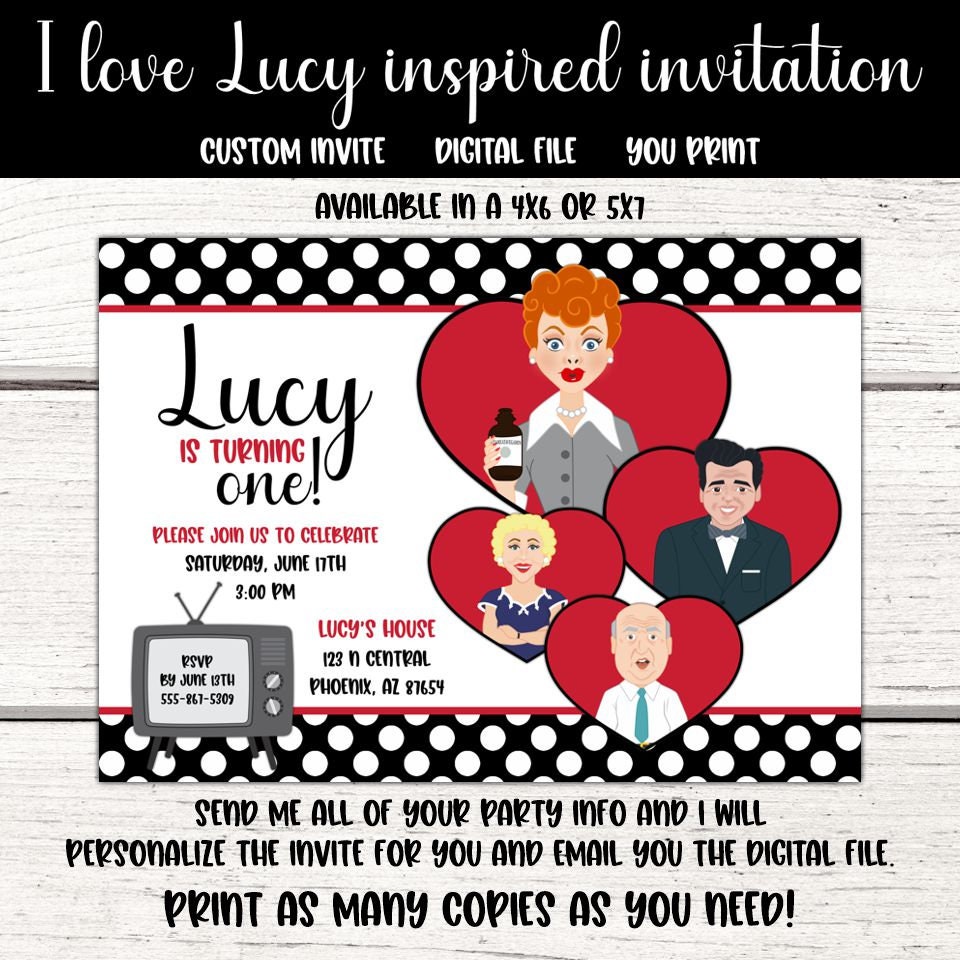 I Love Lucy Themed Party Idea, Super Easy Decorations