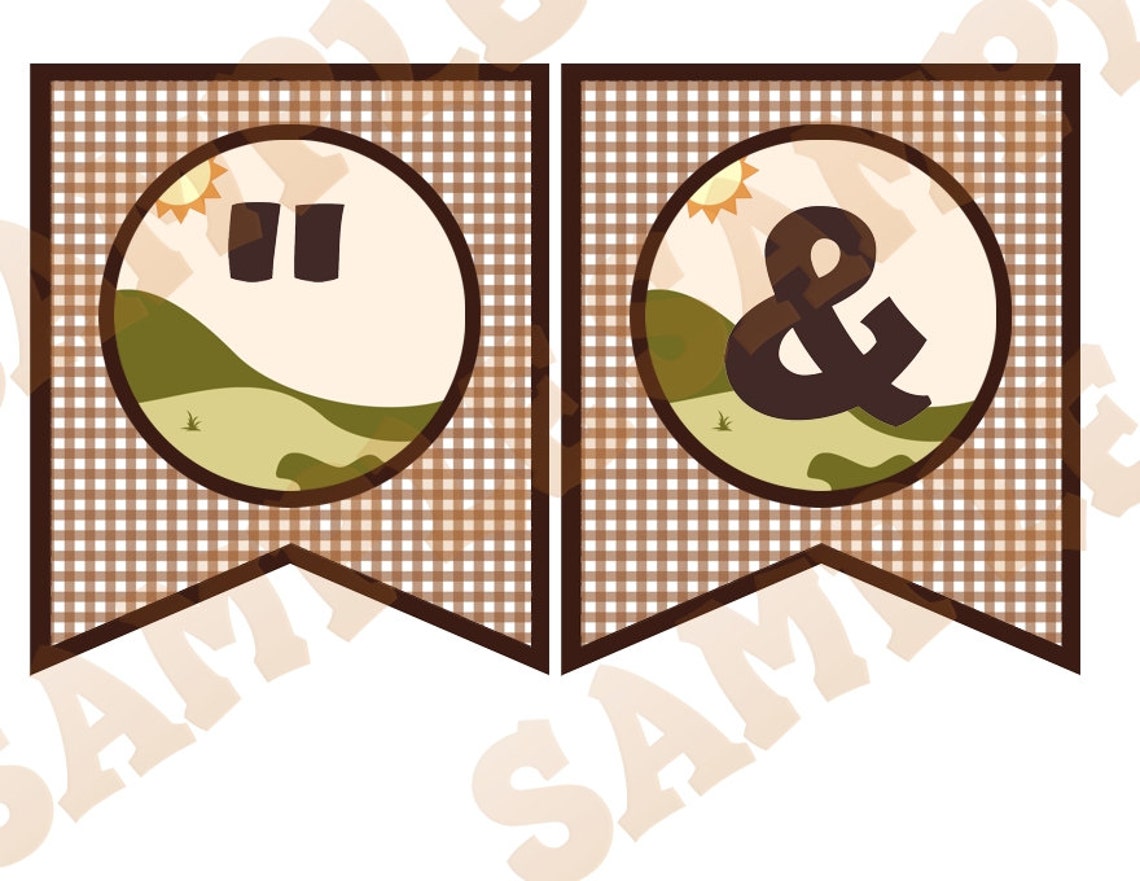 Farm Animals Baby Shower Banner - 3.7 Ft Party Garland, Farm Theme Birthday Decor