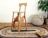 step stool,wooden stool,vintage ladder,kitchen stool,rustic stool,plant stand,step ladder,antique stool,farmhouse antiques,rustic decor