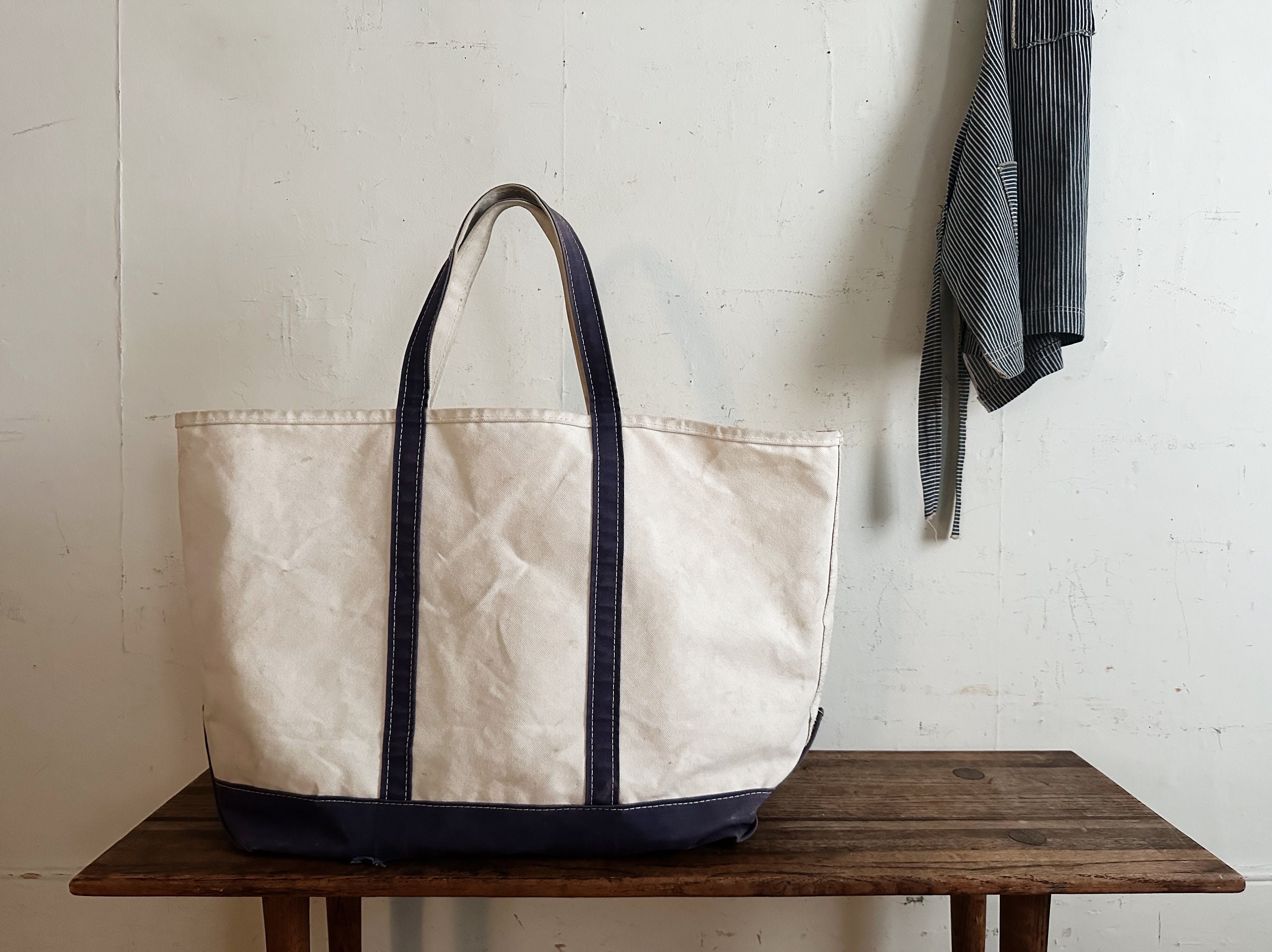 Vintage Boat and Tote Canvas Bag LL Bean Extra Large 1990 - Etsy Vintage Boat and Tote Canvas Bag LL Bean Extra Large 1990 - Etsy