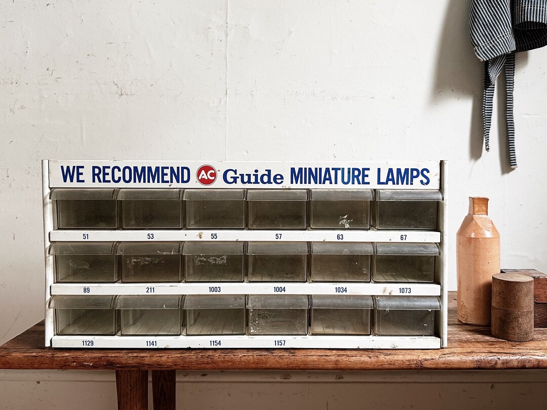 Vintage Tool Box Storage Hardware Store Display Parts Etsy