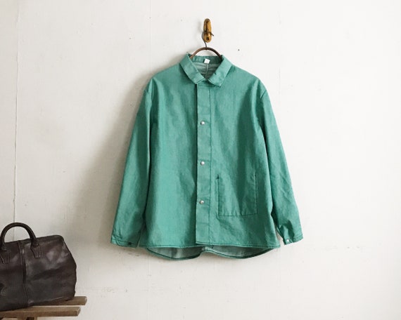 vintage work wear,vintage denim jacket,factory coa