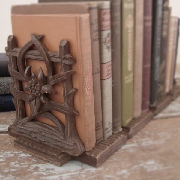 circa 1930 adirondack bookends