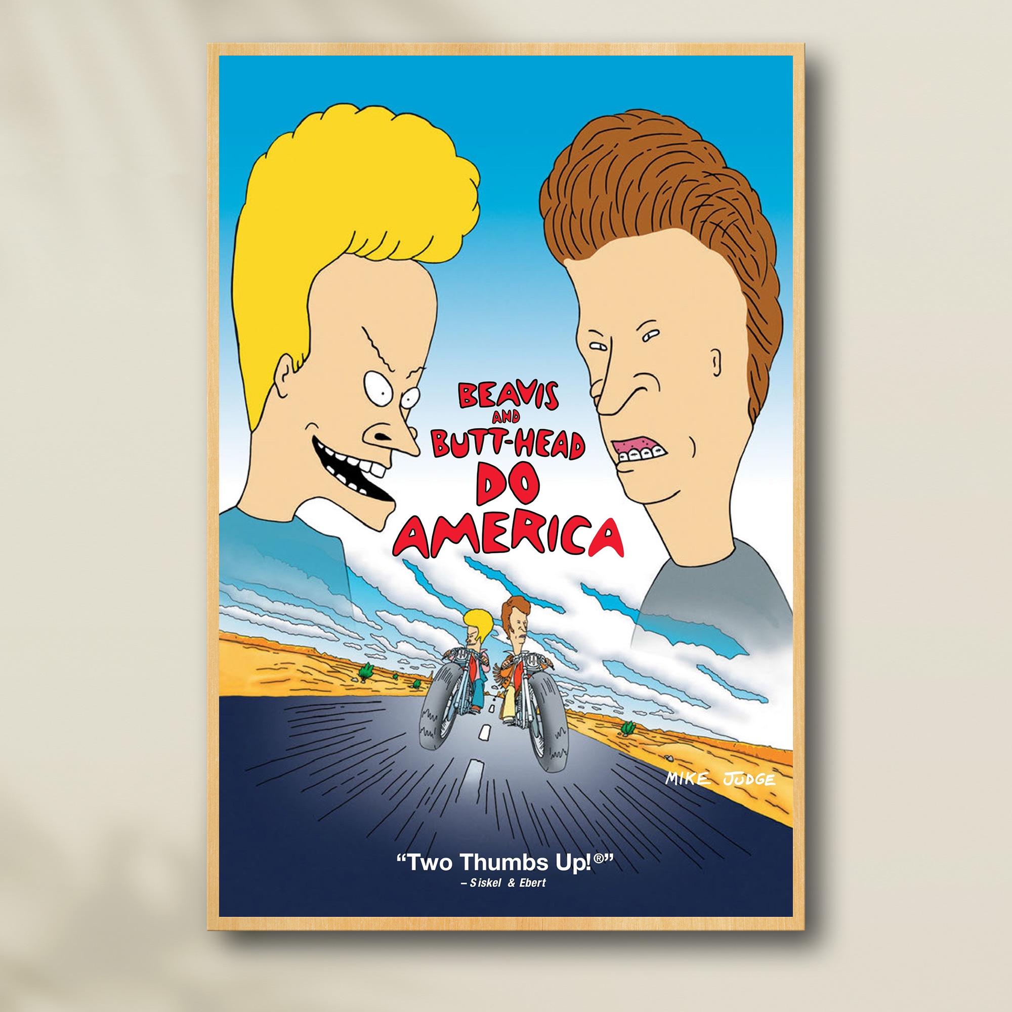 Beavis and Butt-Head コーンホリオ ポスター 額装 Beavis and Butt-Head コーンホリオ ポスター 額装