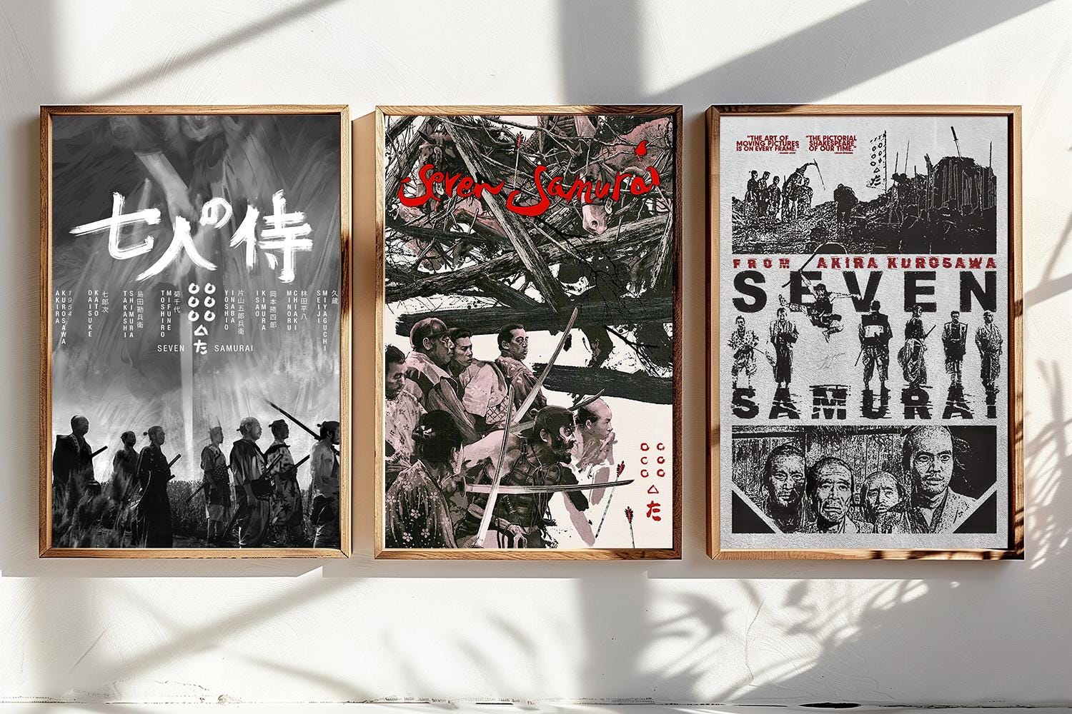 Seven samurai poster - Etsy 日本