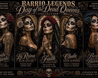 Barrio Legends - Paquete de láminas del Día de Muertos vol. 1 / (Descarga digital)