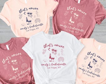 Custom Italian Bachelorette Shirt, That’s Amore Crewneck, Girls Trip Matching Outfit, Bride and Bridesmaid Sweater, Bridal Shower Shirt