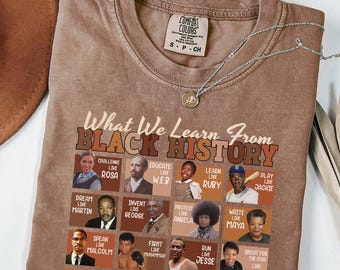 Comfort Colors® Black History Month Book Lover Shirt, Honoring the Past Inspiring the Future Shirt, African American Tee, BLM Bookish Tee