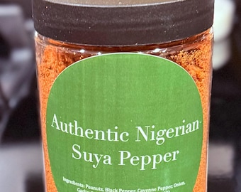 Authentic Nigerian Suya Pepper (Yaji)