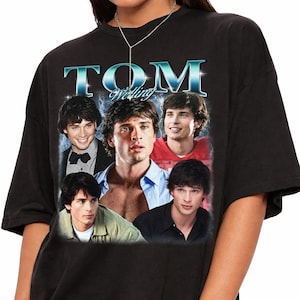 Tom Welling Shirt, Early Superhero Show Vintage Tee, Clark Kent Graphic T-Shirt, Retro Actor Homage Shirt, TV Show Fan Tee, Gift for Fans image 2