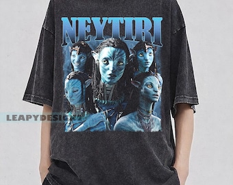 Neytiri Avatar Vintage Bootleg Shirt, Pandora Movie Graphic Tee, Avatar Fan Gift