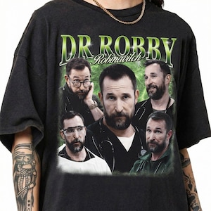 Dr Robby Shirt, Vintage Dr Robby Robinavitch Tshirt, Retro Grey's Anatomy Bootleg Tee, Noah Mills Graphic T-Shirt, Tv Doctor Fan Gift