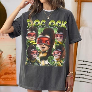 Vintage Doc Ock Shirt, Spidey And His Amazing Friends T-Shirt, Lady Doctor Octopus Kids Cartoon Shirt, Superhero Villain Fan Gift