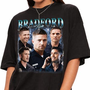 Vintage Tim Bradford Shirt, The Rookie Tee, Retro Eric Winter Graphic T-Shirt, Funny TV Show Fan Tee, Chenford Fan Merch, Cop Show Gift