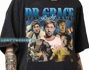 Dr Grace Rocky Shirt, Vintage Sci Fi Graphic Tee, Retro Bootleg Style