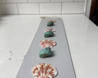 Seashell Canvas board art.