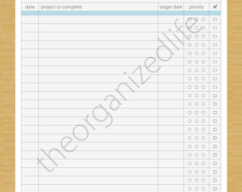 Project Organizer - PDF