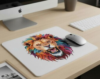 Lion Head Mouse Pad
