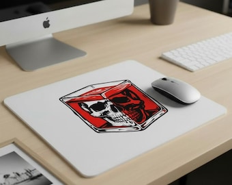 Skull Cube Mouse Pad