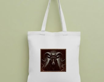 Goat Head Canvas Bag