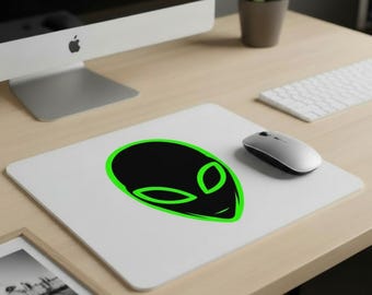 Classic Alien head non-slip Mouse Pad