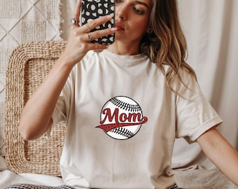 Chemise sport maman, t-shirt Game Day, t-shirt de baseball Gameday Doodle, chemise de baseball femme tendance, cadeau fête des mères pour maman baseball
