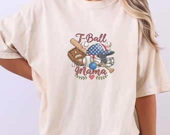 Cadeau pour une maman amateur de baseball, t-shirt Game Day, t-shirt Baseball Moms Club Comfort Colors®, chemise de baseball tendance pour femme