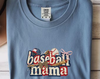 Saison de baseball, T-shirt de baseball Gameday Doodle, Chemise fête des mères, Chemise de baseball tendance pour femme, T-shirt Game Day, Chemise sport maman