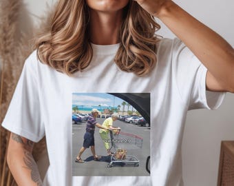 Chemise couple drôle Us in Future 2.0, t-shirt vieillissant ensemble, t-shirt meme relation, cadeau d'anniversaire pour mari et femme, chemise CC humour