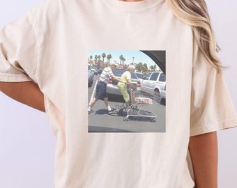Chemise couple drôle Us in Future, t-shirt vieillissant ensemble, t-shirt meme relation, cadeau d'anniversaire pour partenaire