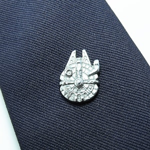 Star Wars Millennium Falcon Tie Tack or Lapel pin Mens Accessories Handmade