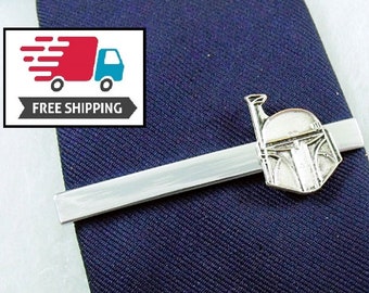 Star Wars Boba Fett Tie Clip Mens Accessories Handmade