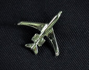 Tie Tack or Lapel Pin, Cessna Citation, Business Jet Men's Accessories Handmade