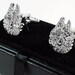 Star Wars Millennium Falcon Silver Cufflink Set, Gift Box Mens Accessories Handmade