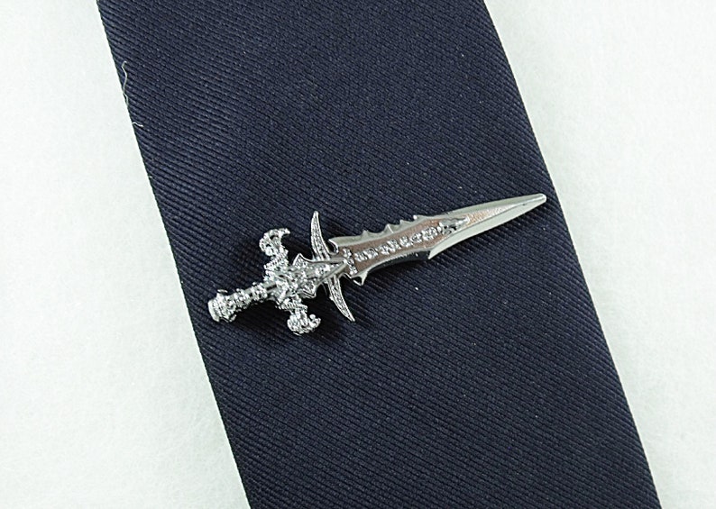 Tie Tack Lapel Pin Video Game Sword Choice of Finish Mens Etsy