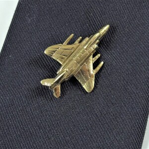 F4 Phantom Pin, Gold Tie Tack Lapel Pin