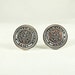 Mens Cufflinks , United States Army Silver Framed Mens Accessories Handmade