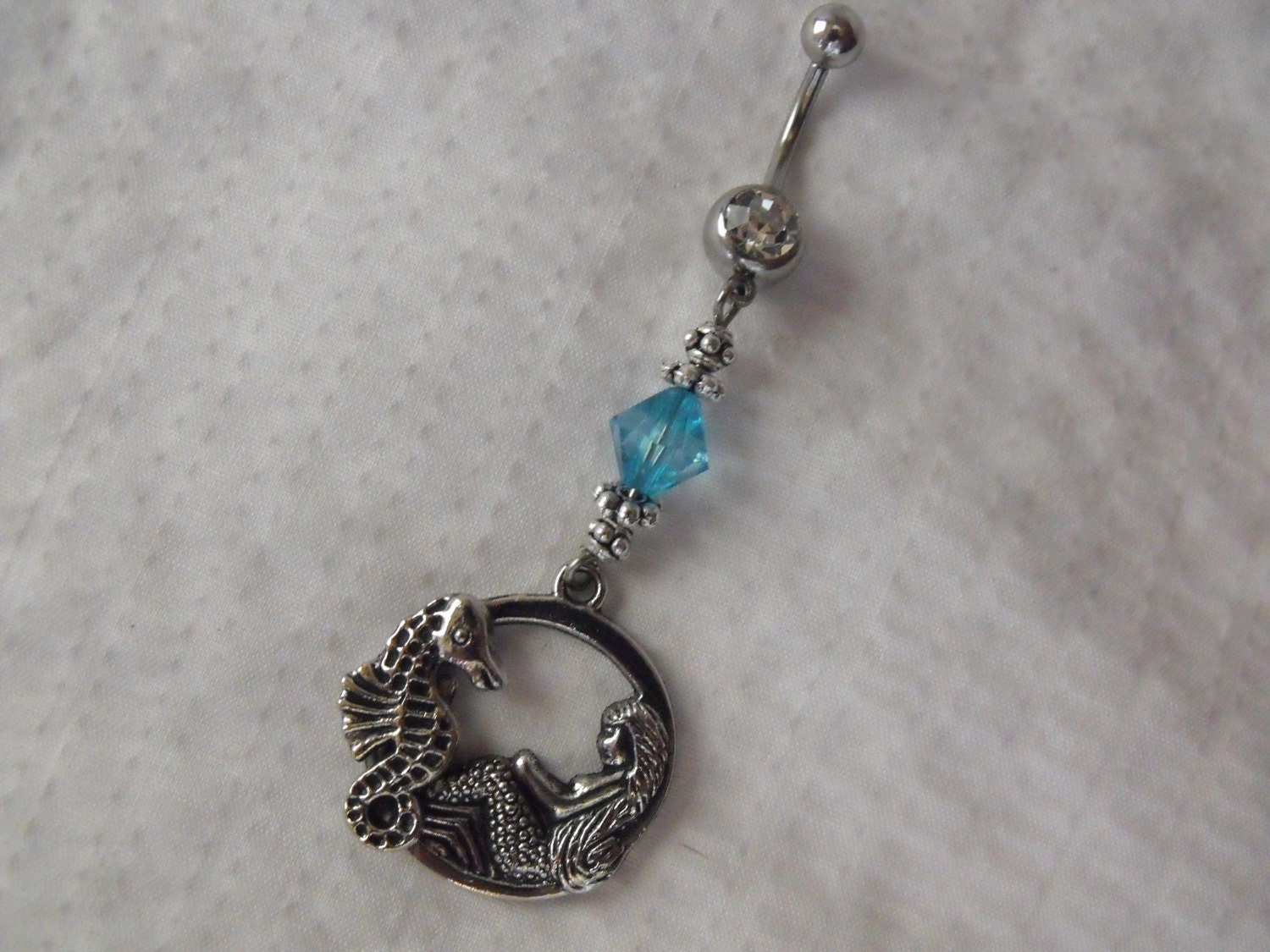 Handmade Unique Fantasy Mermaid Key Necklace | DreamCloudJewelry