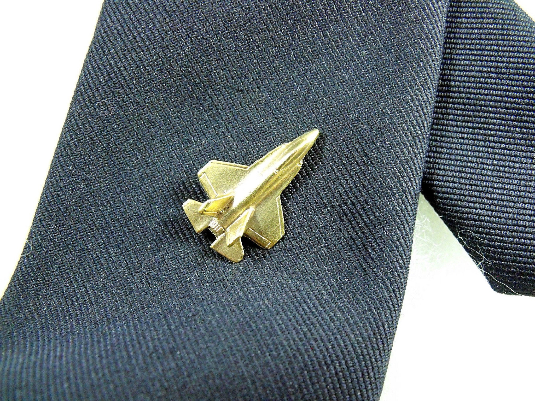 Tie Tack Lapel Pin Gold F35 Lightning II Jet Men's Etsy