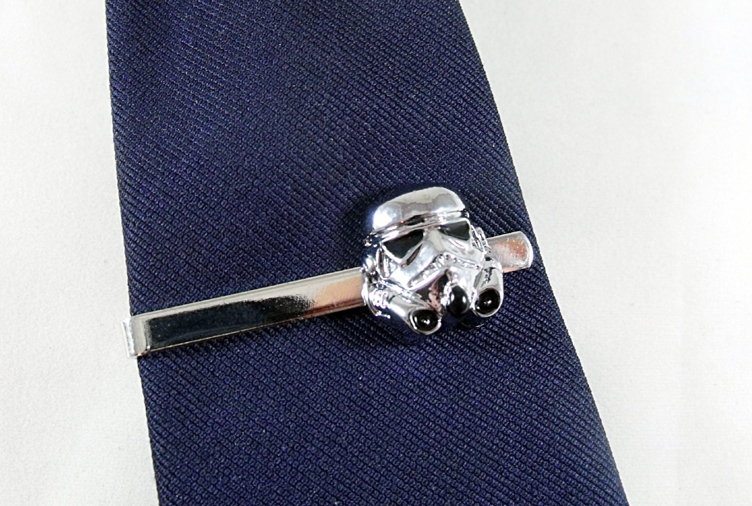 Tie Bar, Star Wars Silver Storm Trooper Mens Accessories 